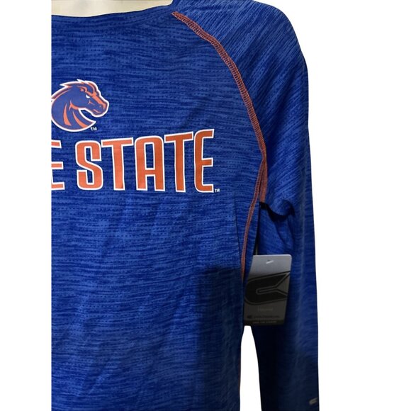 NEW Boise State BSU Broncos Colosseum  Blue Crew Neck Tee Shirt Youth M 12-14 - Picture 3 of 9